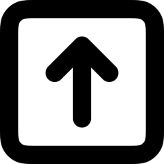 Arrow Square Up Outline Svg Vector, Free Vectors File